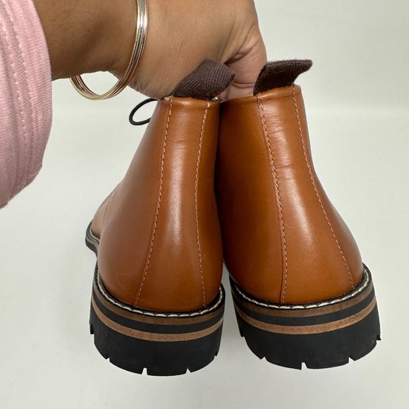 Brooks Brothers Chukka Boots Leather brown shoes Men's size 9D - Picture 7 of 16